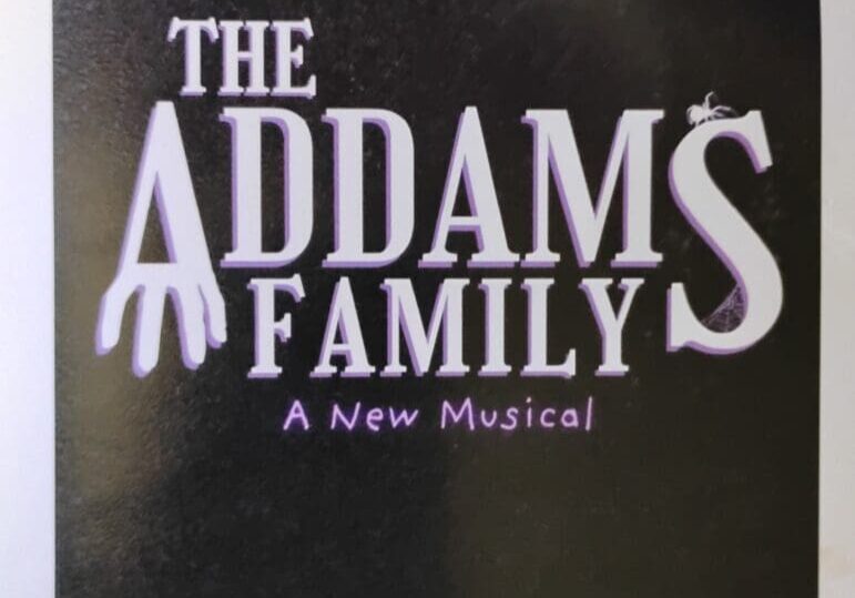 The Addams Family musical poster.