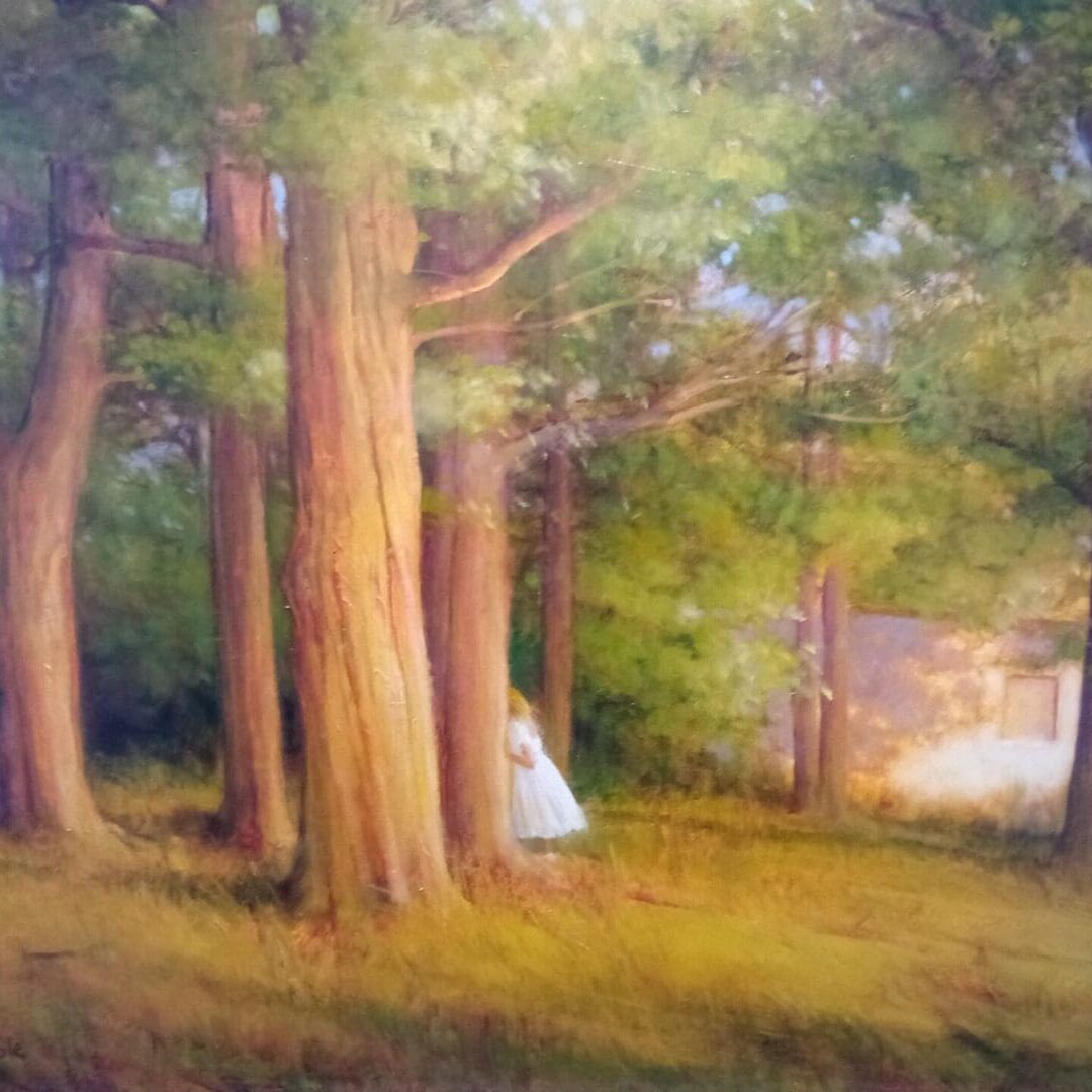 A Bunch Of trees With Two Women Image