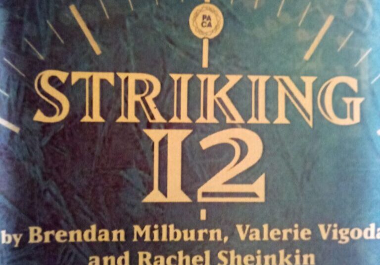 A book cover with the title of striking 1 2.