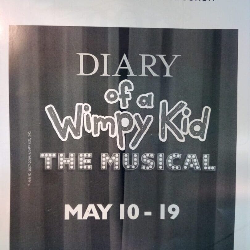 Dairy of A Wimpy Kid the Musical Poster