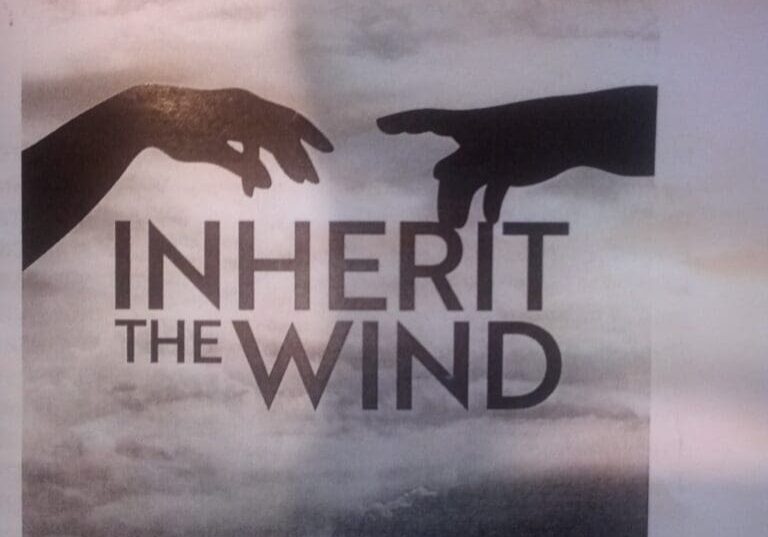 Inherit The Wind Book Cover In Brown Tones